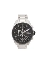 Hugo Boss Volane Chronograph 44mm In Schwarz