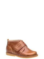 Elephantito Kids' Clayten Leather Bootie In Brown