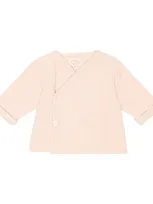 Il Gufo Baby Cotton Jacket In Smoothiepink