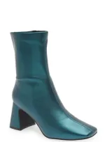 Jeffrey Campbell Jerema Boot In Dark Teal Metallic