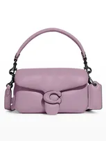 Coach Tabby 18 Pillow Leather Shoulder Bag In Purple