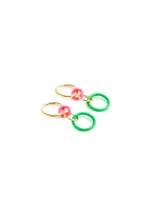 Ileana Makri Neon Hoop Earrings