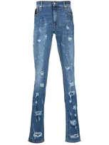 Alyx Blue Skinny Jeans With Worn Effect