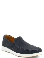 Ecco Lite Moc Toe Slip-on In Black/ Black