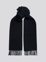 Asket The Cashmere Wool Scarf Dark Navy