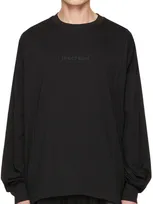 A. A. Spectrum Black Coldran Sweatshirt In Void Black