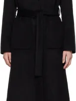 Hugo Black Mesua Coat In 1 Black