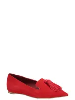 Kate Spade Adore Pointed Toe Flat In Red