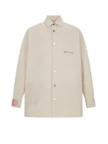 Raf Simons Long Cotton Logo Jacket