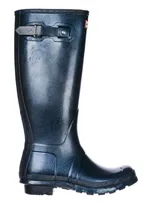 Hunter Wellington Tall Rain Boots In Blue