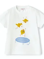 Il Gufo Babies' Boys White Cotton T-shirt