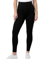 Ripe Maternity Essential Organic Cotton Maternity Leggings In Black