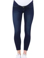 Ripe Maternity Isla Ankle Cut Maternity Jeggings In Indigo