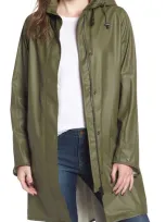 Ilse Jacobsen Rain Slicker In Army