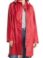 Ilse Jacobsen Rain Slicker In Red