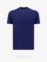 Zanone Short Sleeves T In Blue