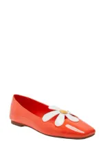 Katy Perry The Evie Daisy Flat In Radiant Red