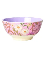 Rice Set Of Four Melamine Bowls In Daisy Dearest