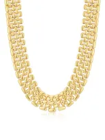 Luv Aj Celine Chain Link Necklace In Gold