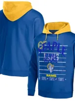 Staple Nfl X  Navy Los Angeles Rams Throwback Vintage Wash Pullover Hoodie