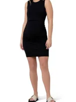 Ripe Maternity Tilly Rib Dress In Black