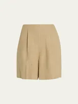 Ralph Lauren Ainsworth-pleated In Tan Sage