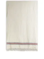 The House Of Lyria Generosità Linen Bath Towel In Neutrals