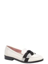 Kate Spade Leandra Loafer In Cream/black