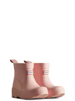 Hunter Kid's Rubber Short Rain Boots, Baby/kids In Azalea Pink