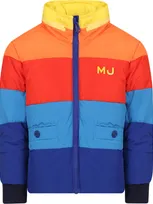 Little Marc Jacobs Kids' Multicolor Padded Jacket For Boy