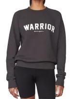 Spiritual Gangster Warrior Bridget Cotton Sweatshirt In Vintage Black