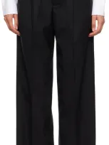 Hommegirls Black Tuxedo Trousers