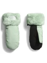 The North Face Kids' Mossbud Water Repellent Mittens In Misty Sage/ Dark Sage