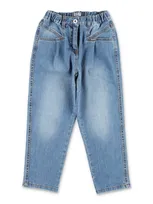 Il Gufo Kids' Jeans In Blue