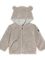 Il Gufo Baby Puffer Jacket In Grey