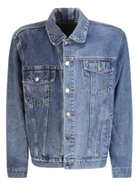 E.l.v Denim Classic Denim Jacket In Blue