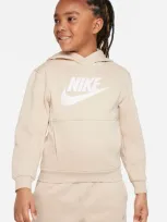 Nike Sportswear Club Fleece Big Kids' Hoodie In Brown