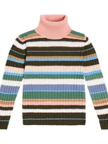 Il Gufo Kids' Striped Sweater In Multicoloured