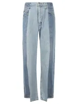 E.l.v Denim Boyfriend Jean In Blue