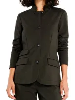 Nic + Zoe Nic+zoe Petites Double Knit Blazer In Black