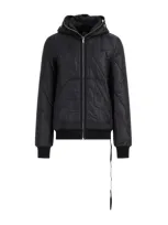 Rick Owens Drkshdw Gimp Nylon Down Jacket In Black