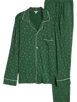 Eberjey William Print Pajamas In Green