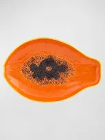 Bordallo Pinheiro Papaya Platter In Orange