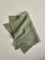 Terrain Waffle Weave Face Towel In Green