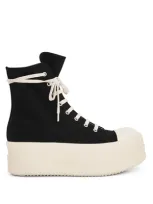 Rick Owens Drkshdw Black Double Bumper Sneakers