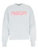 Msgm Felpa-l Nd  Female In Grey