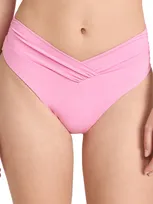 Riot Swim Pico Bikini Bottom In Bubblegum