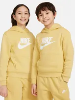 Nike Sportswear Club Fleece Big Kids' Hoodie In Yellow