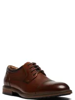 Rodd & Gunn Men's Darfield Leather Derby Shoes In Amaretto