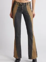 Bdg Urban Outfitters Motocross Mid Rise Flare Jeans In Mid Wash